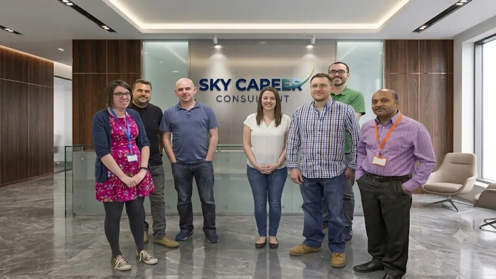The Sky Career Consultant team at their UK office